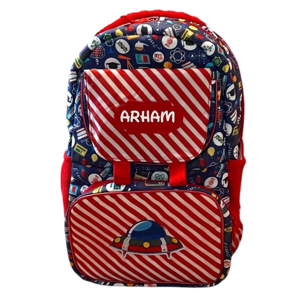 Personalized "ARHAM" School  Shoulder Bag Tote or‎ Travel Bag, NEW - Picture 1 of 13